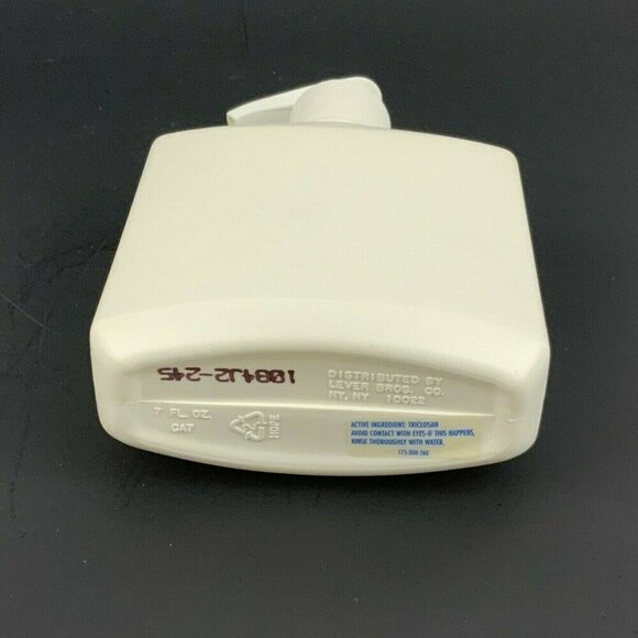 Lever 2000 Antibacterial Liquid Soap 7 Fl Oz Original Box Pump Bottle USA 1992 - Picture 3 of 7